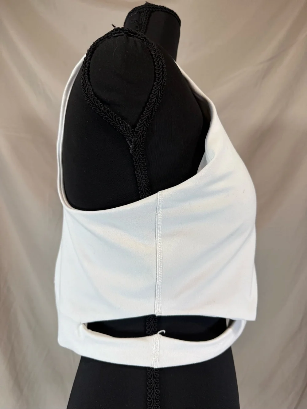 Athleta‎ Conscious Cut Out Crop Bra - White - Large D/DD